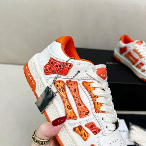 Amiri Sneakers White Orange Gradient