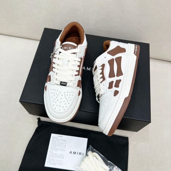 Amiri Sneakers White Brown