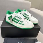 Amiri Sneakers White Green Gradient