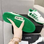 Amiri Sneakers White Green Gradient