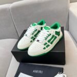 Amiri Sneakers White Green Gradient