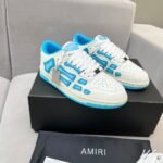 Amiri Sneakers Light Blue Gradient  White