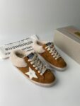 Golden Goose Deluxe Brand Super STAR White Star Yellow Wool Slippers