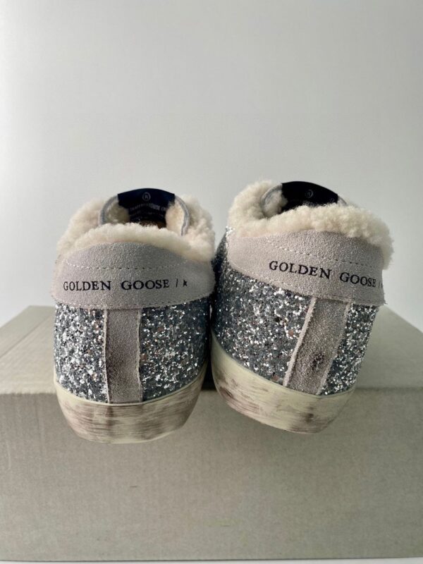Golden Goose Deluxe Brand Super STAR Silver Glitters