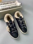 Golden Goose Deluxe Brand Super STAR Black Leather Wool