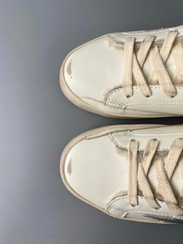 Golden Goose Deluxe Brand Super STAR Silver Star Pink Tail Wool