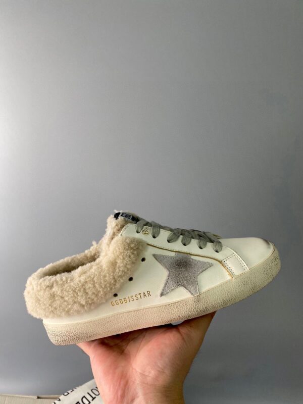Golden Goose Deluxe Brand Super STAR Gray Star Wool
