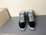 Golden Goose Deluxe Brand  Mid-STAR White Star Black Leather
