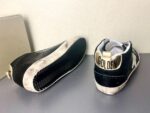Golden Goose Deluxe Brand  Mid-STAR White Star Black Leather