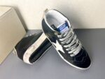 Golden Goose Deluxe Brand  Mid-STAR White Star Black Leather