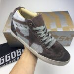 Golden Goose Deluxe Brand  Mid-STAR Coffee Star Silver