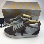 Golden Goose Deluxe Brand  Mid-STAR Coffee Star Silver