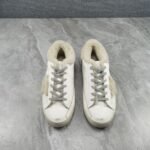 Golden Goose Deluxe Brand Super-Star Wool Star White Leather Wool