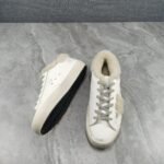 Golden Goose Deluxe Brand Super-Star Wool Star White Leather Wool