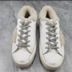 Golden Goose Deluxe Brand Super-Star Wool Star White Leather Wool