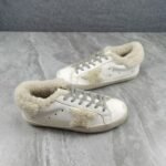 Golden Goose Deluxe Brand Super-Star Wool Star White Leather Wool