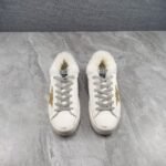Golden Goose Deluxe Brand Super-Star Venus Silver Tail Wool
