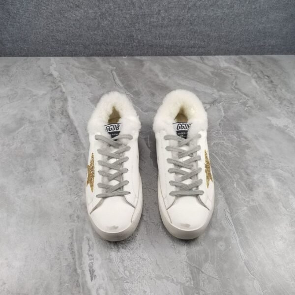 Golden Goose Deluxe Brand Super-Star Venus Silver Tail Wool
