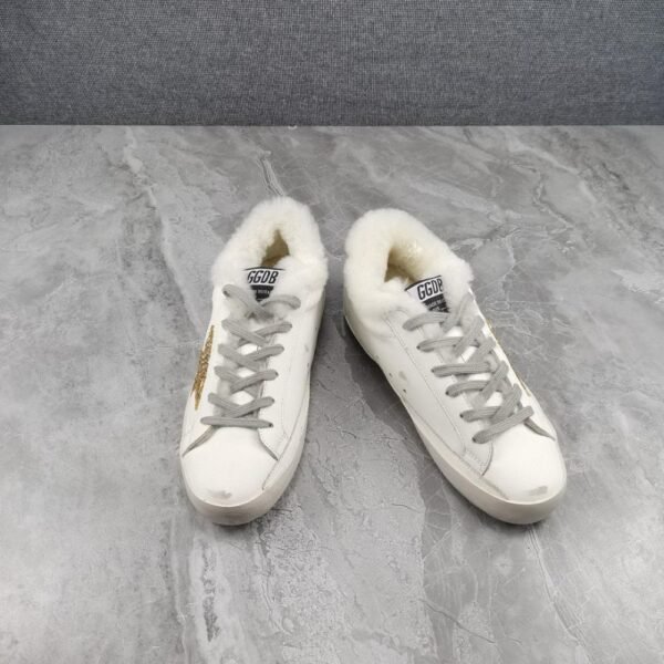 Golden Goose Deluxe Brand Super-Star Venus Silver Tail Wool