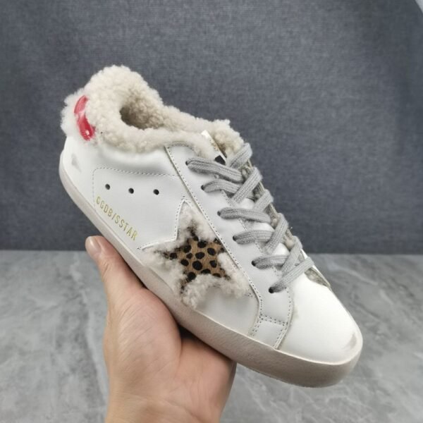 Golden Goose Deluxe Brand Super-Star Horsehair Star Red Tail Wool