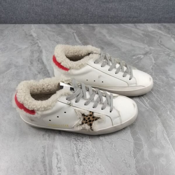 Golden Goose Deluxe Brand Super-Star Horsehair Star Red Tail Wool