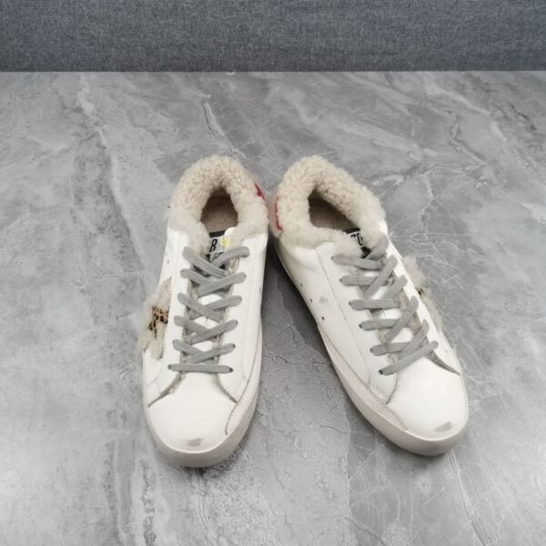 Golden Goose Deluxe Brand Super-Star Horsehair Star Red Tail Wool