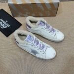 Golden Goose Deluxe Brand Super-Star Gray Star Purple Tail Wool