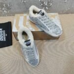 Golden Goose Deluxe Brand Gray Star Silver Flake Wool