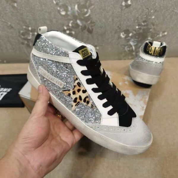 Golden Goose Deluxe Brand Vs-STAR Horsehair Star Silver