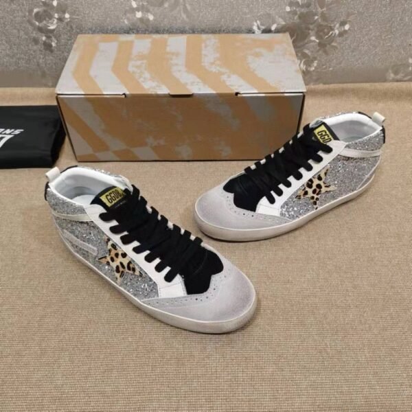 Golden Goose Deluxe Brand Vs-STAR Horsehair Star Silver