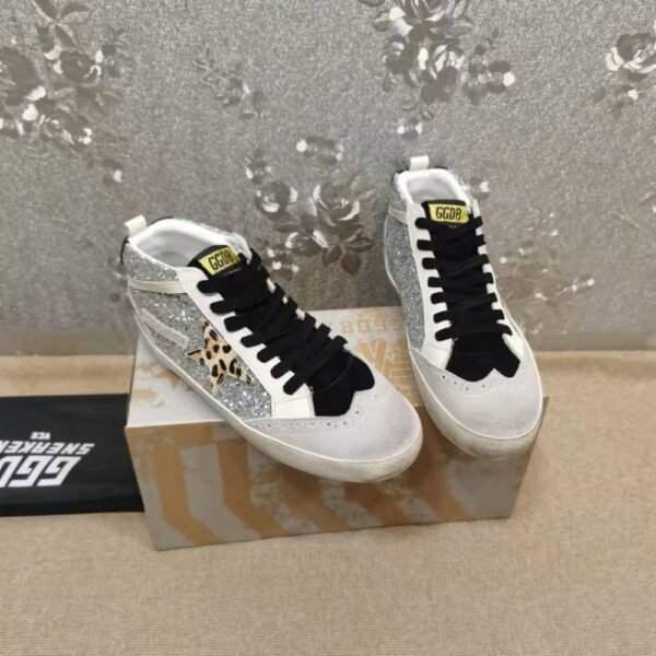 Golden Goose Deluxe Brand Vs-STAR Horsehair Star Silver