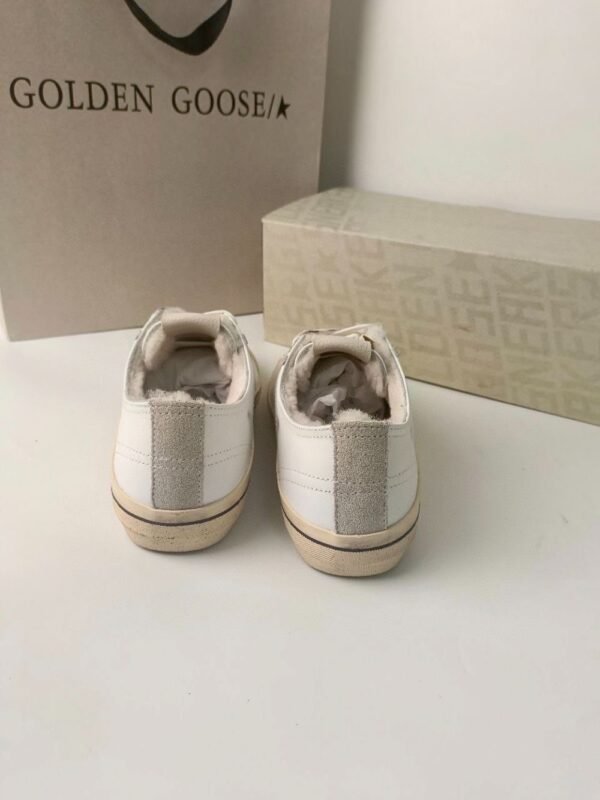 Golden Goose Deluxe Brand Vs-STAR Black Star White Leather Wool