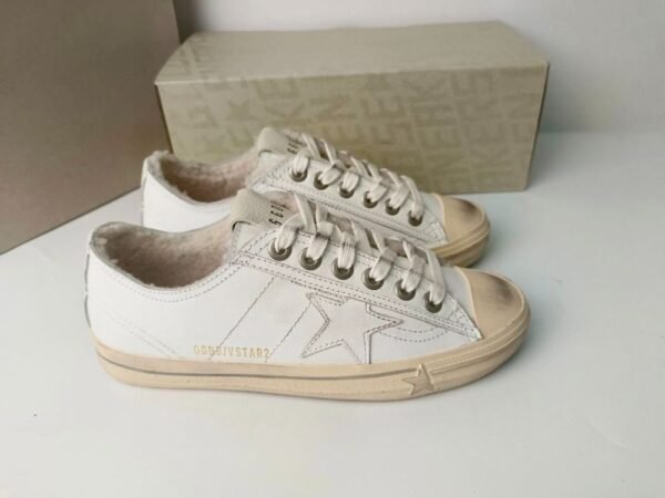 Golden Goose Deluxe Brand  Vs-STAR White leather Wool