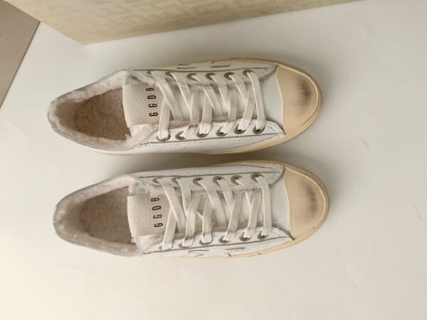 Golden Goose Deluxe Brand  Vs-STAR White leather Wool