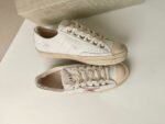 Golden Goose Deluxe Brand Vs-STAR Pink Star White Leather Wool