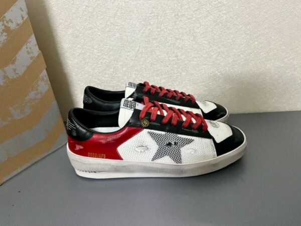 Golden Goose STARDAN Black Star Black Tail Red