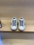 Golden Goose Deluxe Brand Super-Star Silver Star Almond Tail Wool Shoes