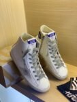 Golden Goose Deluxe Brand Francy-STAR Flash Star White Leather