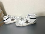 Golden Goose Deluxe Brand Mid-STAR Silver-tailed Brown Star