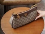 Gucci bag Ophidia mini textured leather-trimmed printed coated-canvas shoulder bag