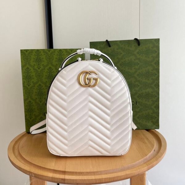 Gucci bag GG marmont 476671 White