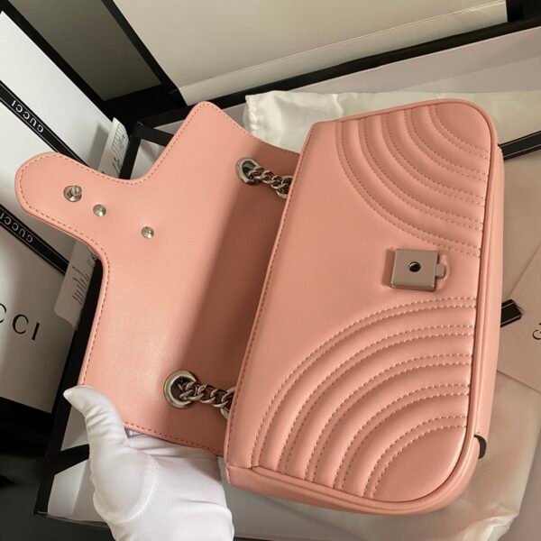 Gucci bag GG marmont 443497 Pink