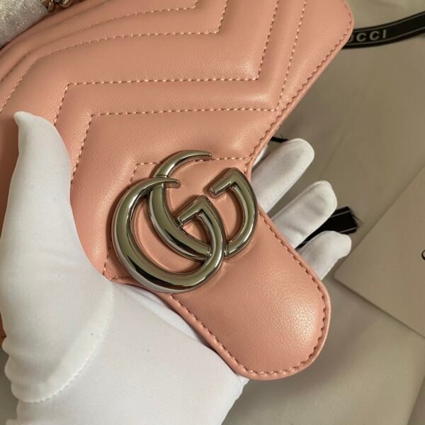Gucci bag GG marmont 443497 Pink
