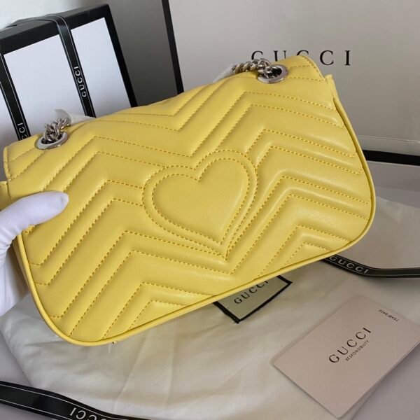 Gucci bag GG marmont 443497 Yellow