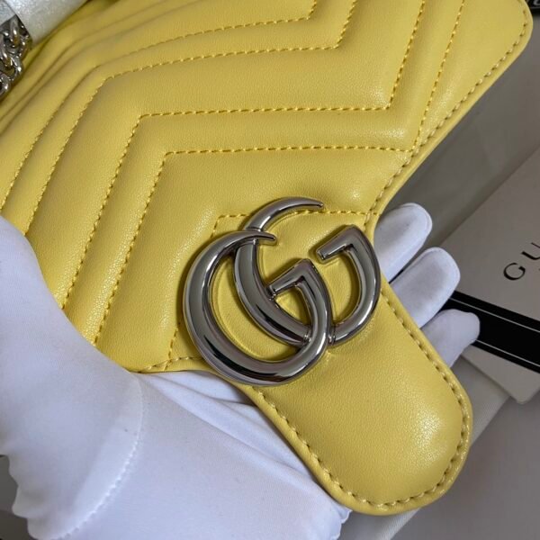 Gucci bag GG marmont 443497 Yellow