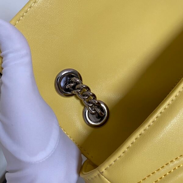 Gucci bag GG marmont 443497 Yellow