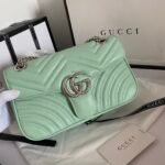 Gucci bag GG marmont 443497 Green