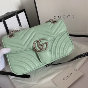 Gucci bag GG marmont 443497 Green