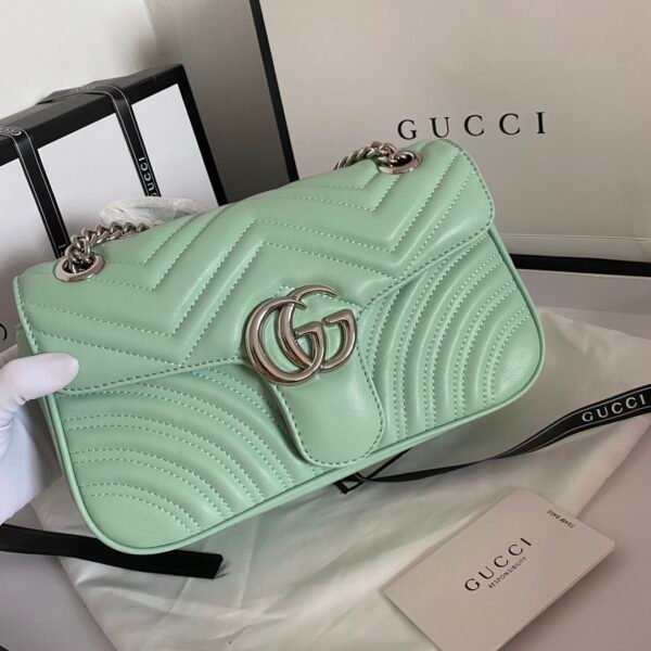 Gucci bag GG marmont 443497 Green