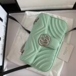 Gucci bag GG marmont 443497 Green